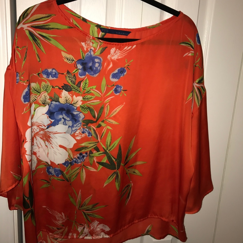 Zara Floral Blouse